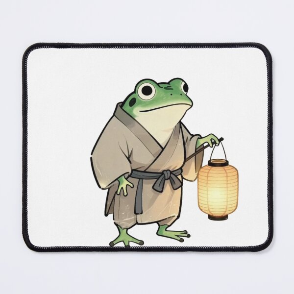 Item preview, Cute Frog Samurai Japanese Lantern Aesthetic designed and sold by VibeFactoryOfc.