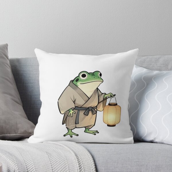 Item preview, Cute Frog Samurai Japanese Lantern Aesthetic designed and sold by VibeFactoryOfc.