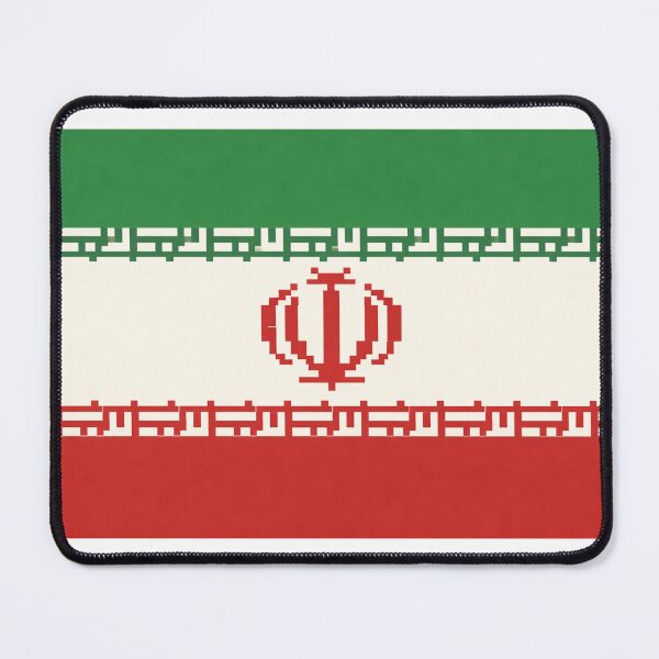 Item preview, Iran Flag (Pixel Art) designed and sold by HarTee.
