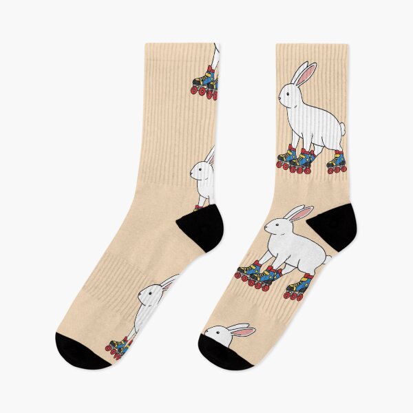 Item preview, Rabbit on Roller Skates designed and sold by UsagiPrint.