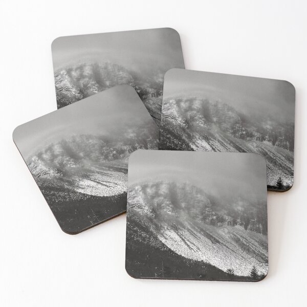 Item preview, Cannon Cliffs in Winter Clouds Monochrome designed and sold by Wayne King.