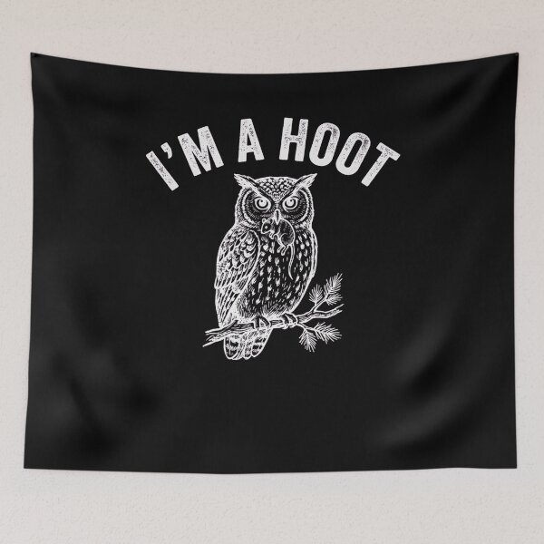 Item preview, I'm A Hoot Funny Owl Mouse Distressed Design designed and sold by snowry.