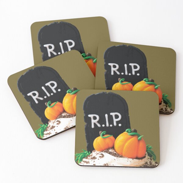 Item preview, Halloween Dessert With Pumpkins and Tombstone designed and sold by Arturo Daniel Garcia Palomo.