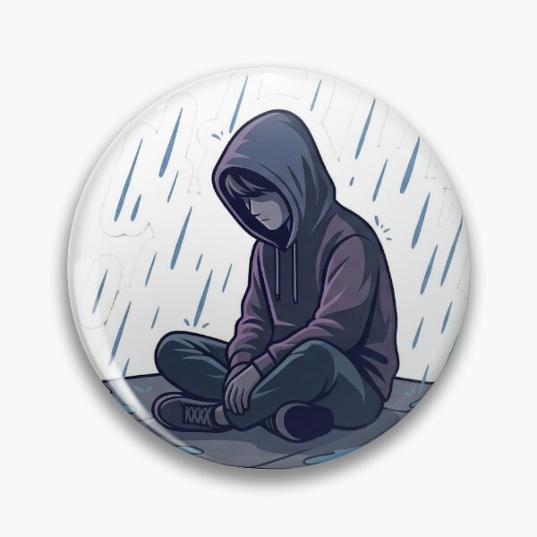 Item preview, Walking Alone in the Rain designed and sold by AlonedArts.