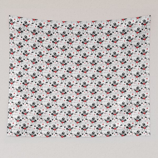 Item preview, Pipe Welder in Love with Hearts designed and sold by VintageStyle.
