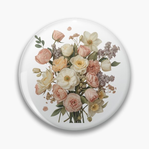 Item preview, Fresh Cut Bouquet — Vintage Floral Art designed and sold by VintageTips.