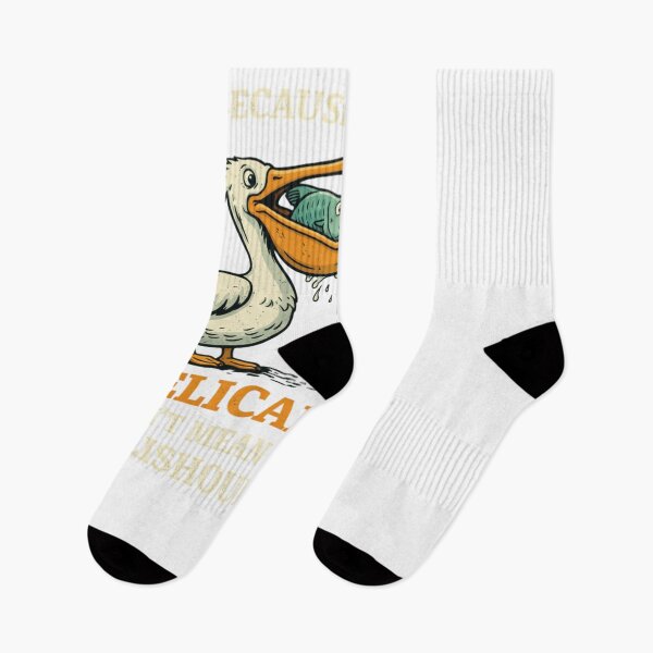 Item preview, Witty Pelican Bird Fish Pouch Puns Humor designed and sold by snowry.