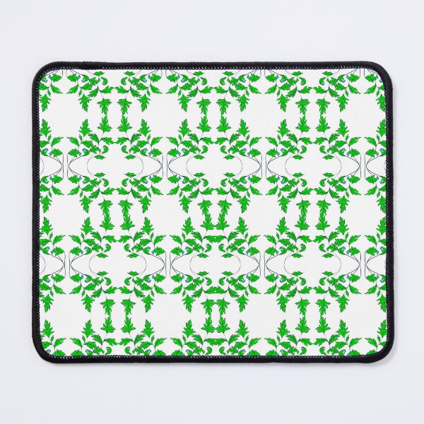 Item preview, Minimal Green Leaf Geometric Pattern designed and sold by anamariafischer.