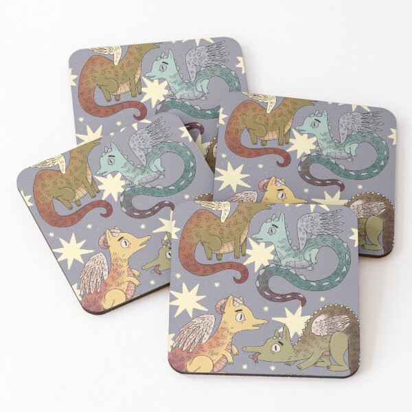 Item preview, Dragons designed and sold by WyrdandWoven.