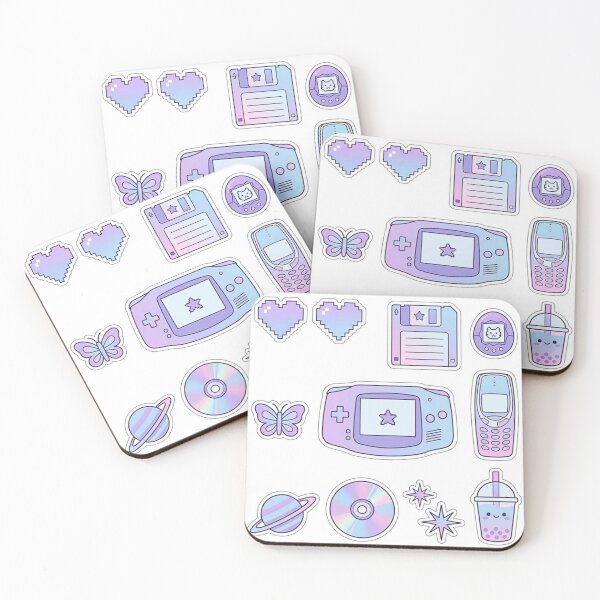 Item preview, Retro Y2K Pastel Aesthetic - 90s Nostalgia Sticker Pack designed and sold by Csstoree.