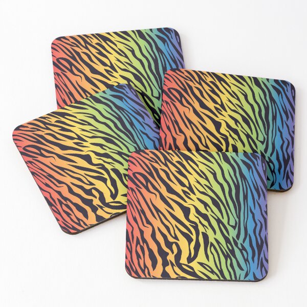 Item preview, y2k 2000s rainbow zebra stripes scenekid designed and sold by quinnhopp.