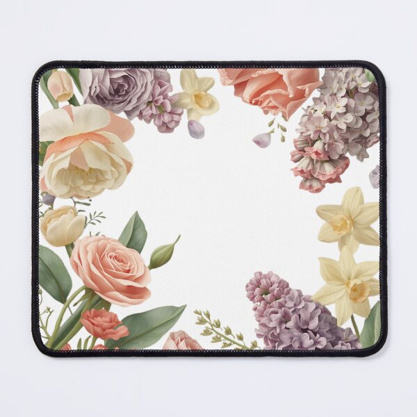Item preview, Vintage Floral Wreath — Classic Botanical Frame designed and sold by VintageTips.
