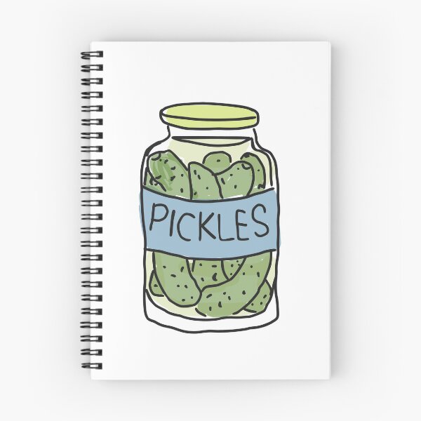 Item preview, jar of fresh pickles designed and sold by lizziearts!.