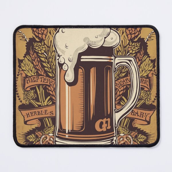 Item preview, Craft Beer Mug – Bold Vintage Engraving Style Poster designed and sold by VintageTips.