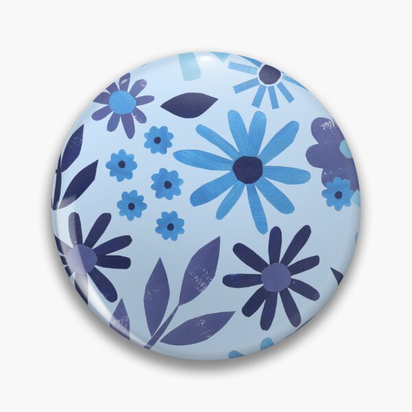 Item preview, Blue Flower Pattern designed and sold by kellie-jayne.