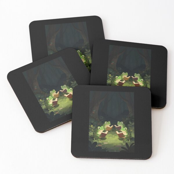 Item preview, Night toads feeding the mind designed and sold by PatronesKawai.