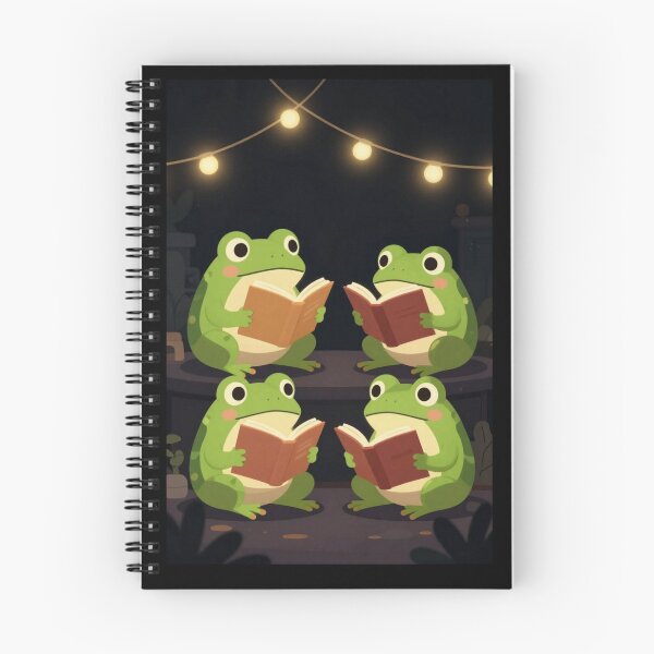 Item preview, Night toads feeding the mind designed and sold by PatronesKawai.