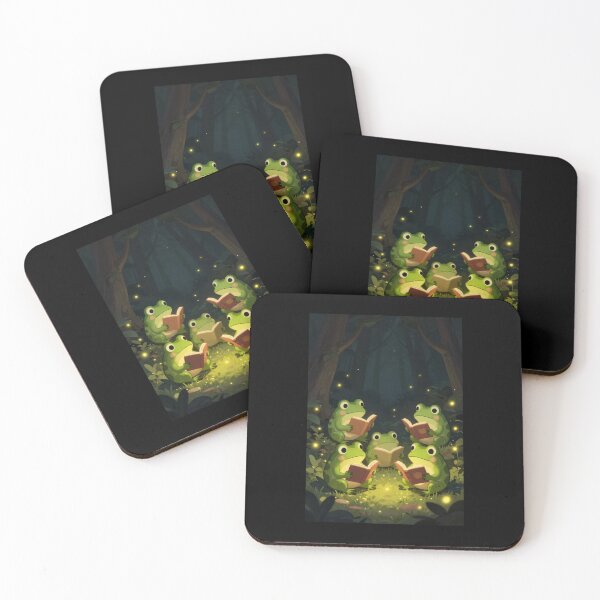 Item preview, Night toads feeding the mind designed and sold by PatronesKawai.
