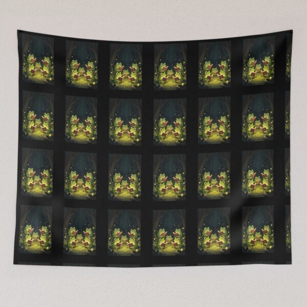Item preview, Night toads feeding the mind designed and sold by PatronesKawai.
