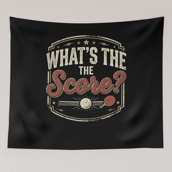 Item preview, What's the Score Table Tennis Player Design designed and sold by snowry.