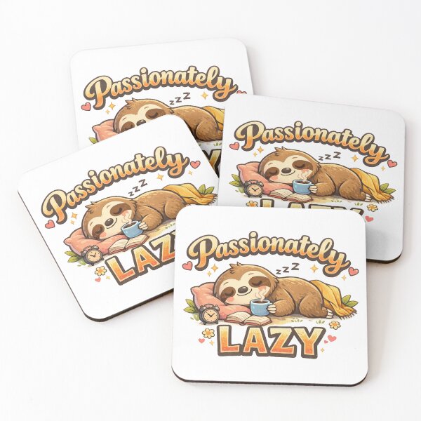 Item preview, Passionately Lazy Sloth I designed and sold by Passionately Lazy.