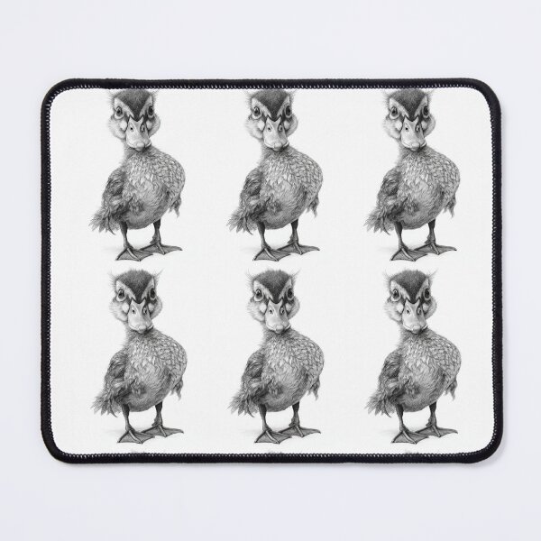 Item preview, Cute Duckling Line Art Illustration | Detailed Black and White Bird Drawing designed and sold by Kesterton.