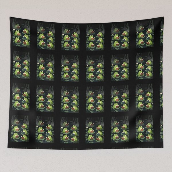 Item preview, Night toads feeding the mind designed and sold by PatronesKawai.