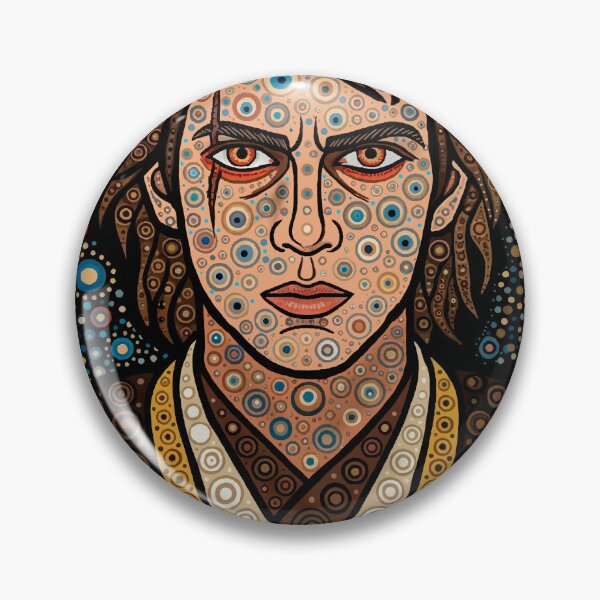 Artikelvorschau, Anakin Skywalker – Star Wars Dotwork Pop Art | Pointillistisches kosmisches Porträt entworfen und verkauft von Ojo de Lilith.