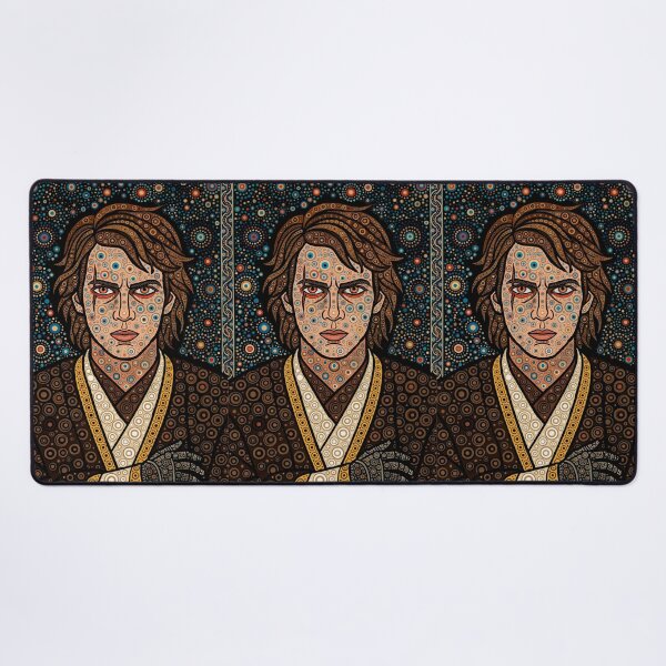 Item preview, Anakin Skywalker — Star Wars Dotwork Pop Art | Pointillist Cosmic Portrait designed and sold by  Ojo de Lilith.