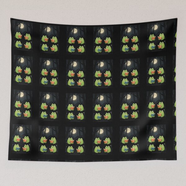 Item preview, Night toads feeding the mind designed and sold by PatronesKawai.