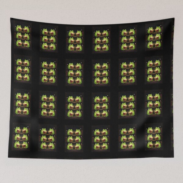 Item preview, Night toads feeding the mind designed and sold by PatronesKawai.