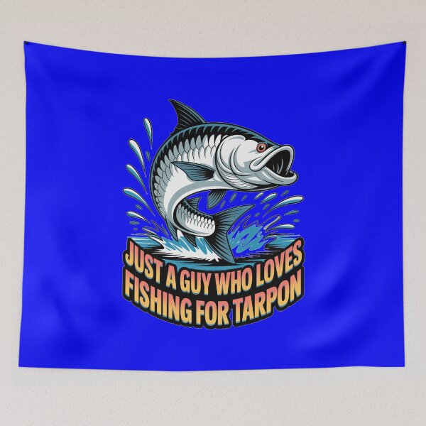 Item preview, Fisherman Art Design Just A Guy Who Loves Fishing For Tarpon designed and sold by fantasticdesign.