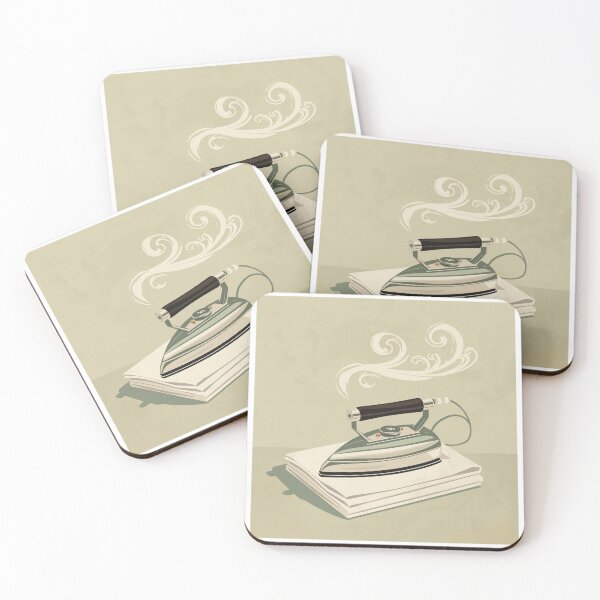 Item preview, Retro Iron Steam Art Print designed and sold by VintageTips.