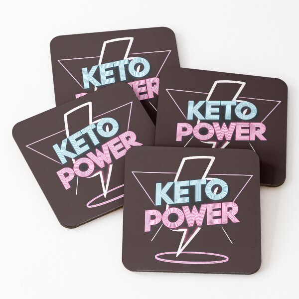 Item preview, Retro Keto Power – 80s Synthwave Fitness Aesthetic designed and sold by DOROTA-0909.