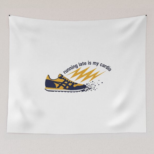 Item preview, running late is my cardio funny design designed and sold by laterkatergator.