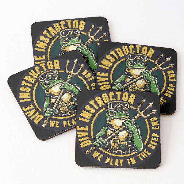 Item preview, Dive Instructor Design "We play in the deep end" designed and sold by EzequielBC.