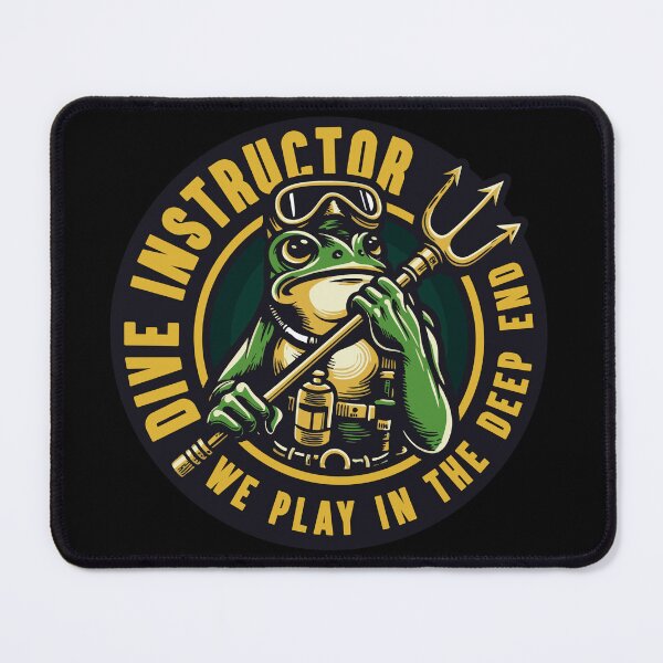 Item preview, Dive Instructor Design "We play in the deep end" designed and sold by EzequielBC.