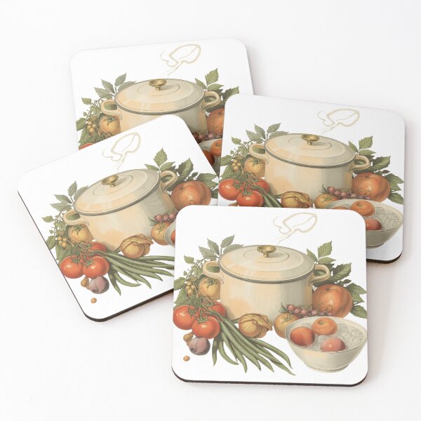 Item preview, Vintage Blanching Vegetables Kitchen Art designed and sold by VintageTips.
