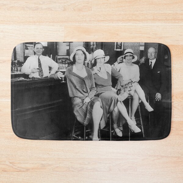 Item preview, Women at Bar, Prohibition, Vintage Black and White Old Photo designed and sold by IconicArchive.
