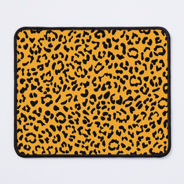 Item preview, mcbling y2k cheetah print black on soft orange designed and sold by quinnhopp.