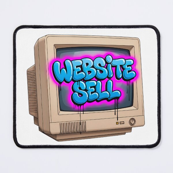 Item preview, Retro Computer Website Sale Graffiti Art Print designed and sold by PopDesignStyle.
