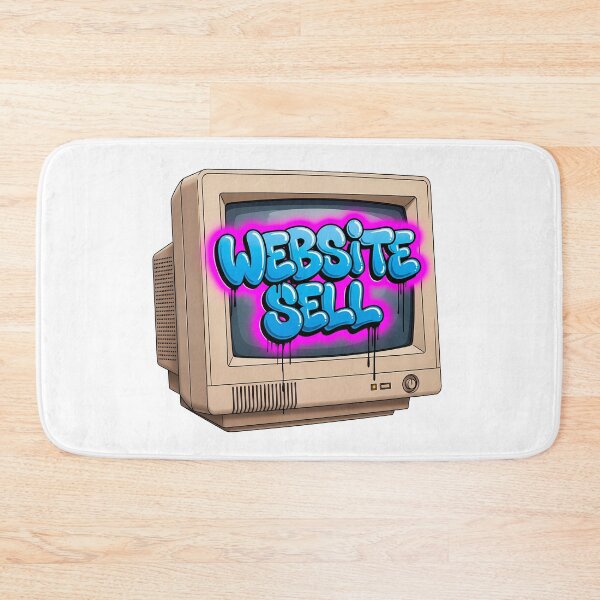 Item preview, Retro Computer Website Sale Graffiti Art Print designed and sold by PopDesignStyle.