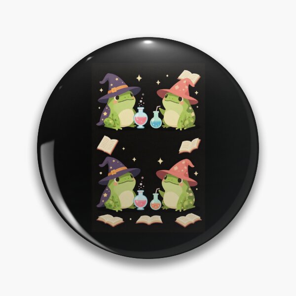Item preview, Witch toads experimenting with potions designed and sold by PatronesKawai.