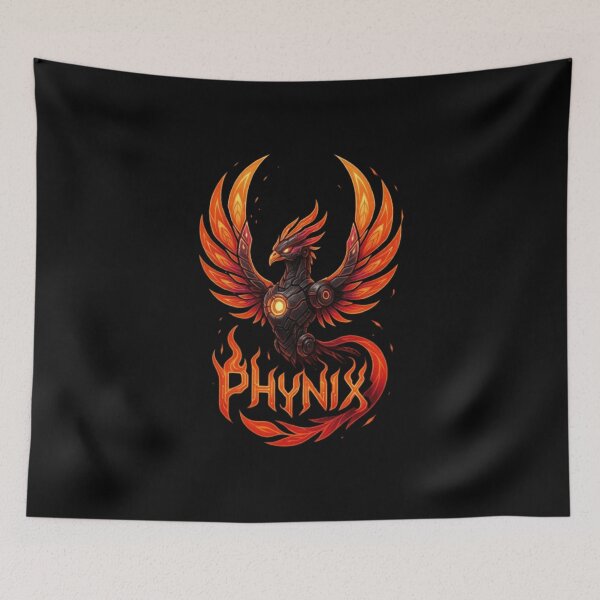 Item preview, Phynix Robotic Phoenix Design, Mech Phoenix, Cyberpunk Fire Bird, Mechanical Phoenix, Futuristic Robot Phoenix, Sci-Fi Tech Bird designed and sold by Typologystudios.
