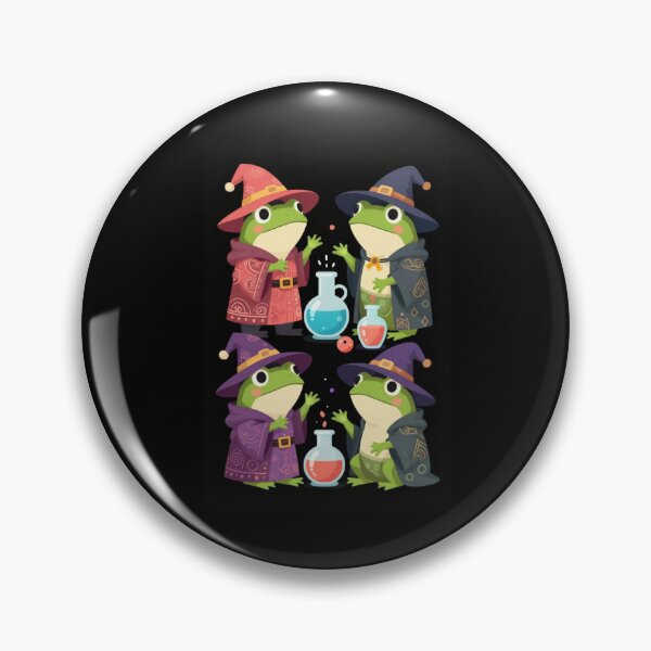 Item preview, Witch toads experimenting with potions designed and sold by PatronesKawai.