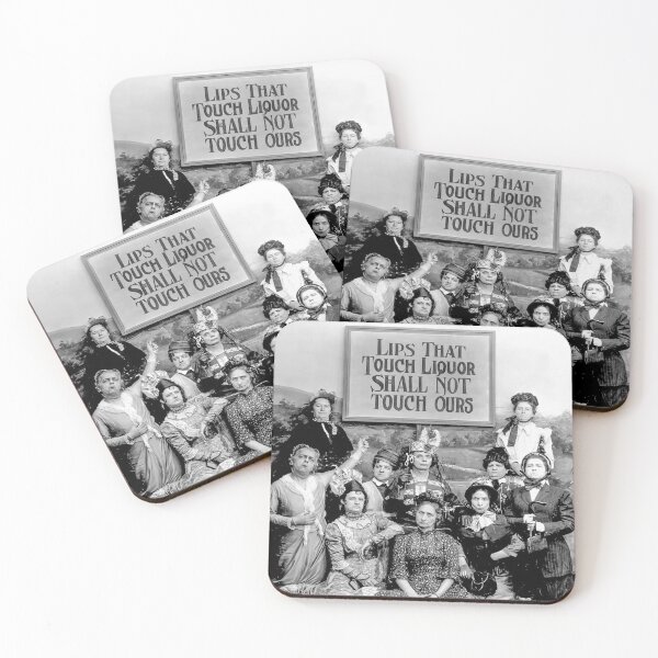 Item preview, Women Protesting Liquor, Funny Black and White Vintage Old Photo designed and sold by IconicArchive.