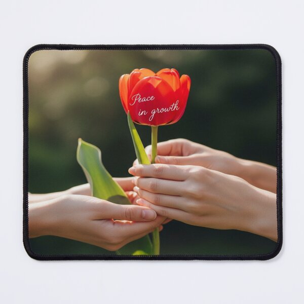 Item preview, Peace in Growth – Tulip Hands Illustration designed and sold by Cristhian Almanza.