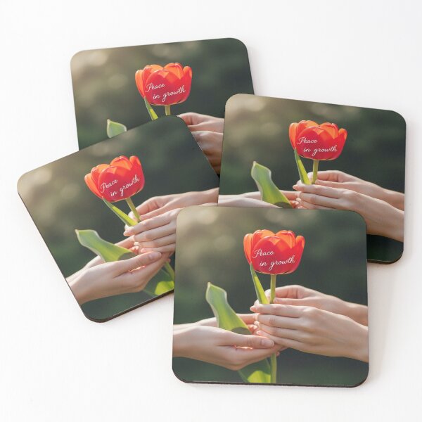 Item preview, Peace in Growth – Tulip Hands Illustration designed and sold by Cristhian Almanza.