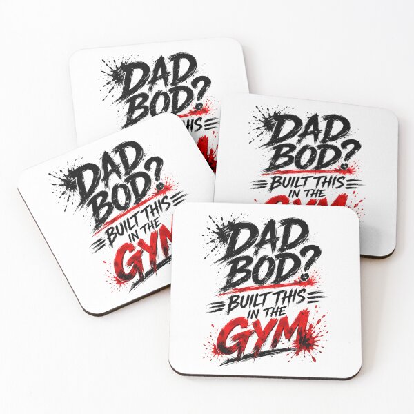 Item preview, Dad Bod Built This In The Gym Funny Gym Dad Motivation designed and sold by SzyMazDesign.