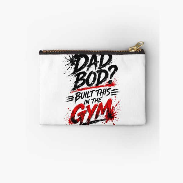 Item preview, Dad Bod Built This In The Gym Funny Gym Dad Motivation designed and sold by SzyMazDesign.